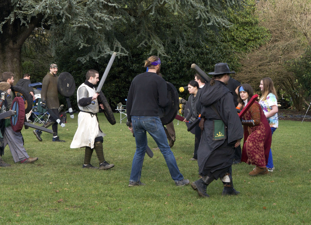 Every other Sunday a group of Seattleites come together at Volunteer Park for a game of Live Action Roll Play (LARP).