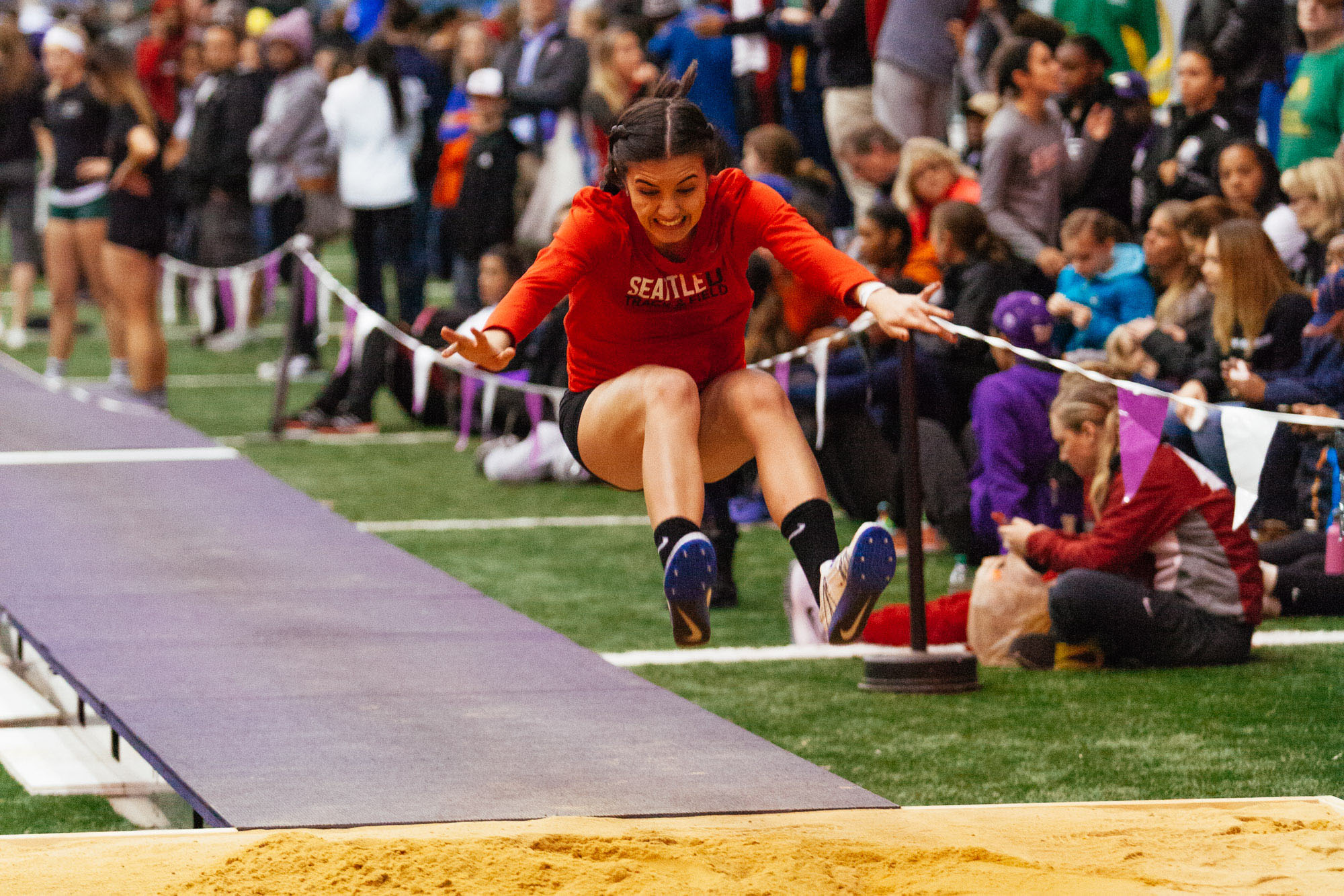 Track and Field Competes at UW Invitational