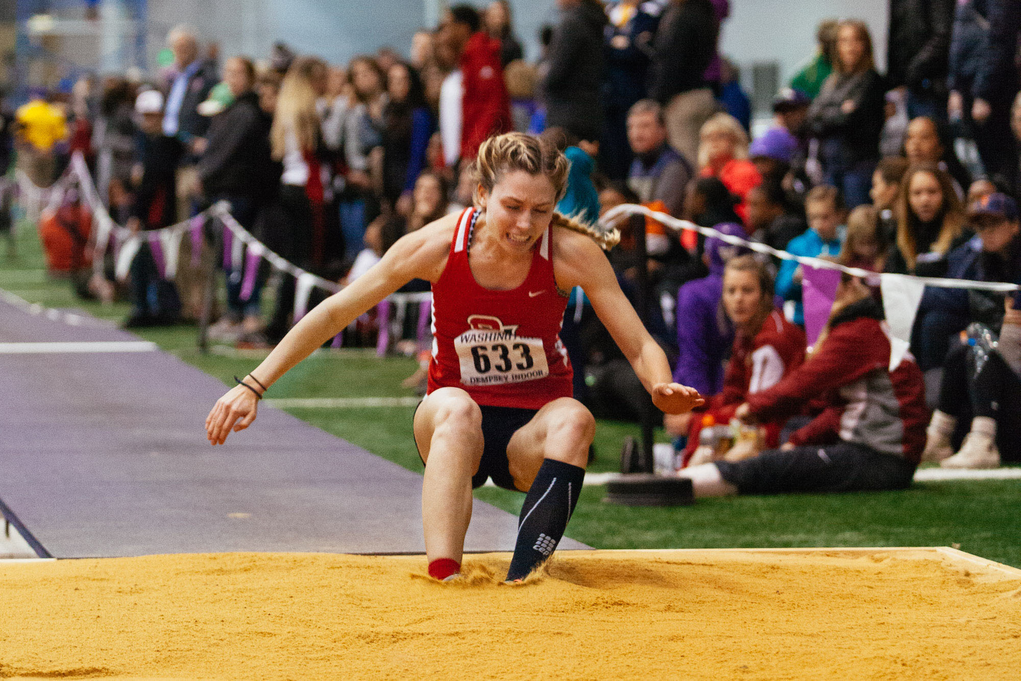 Track and Field Competes at UW Invitational