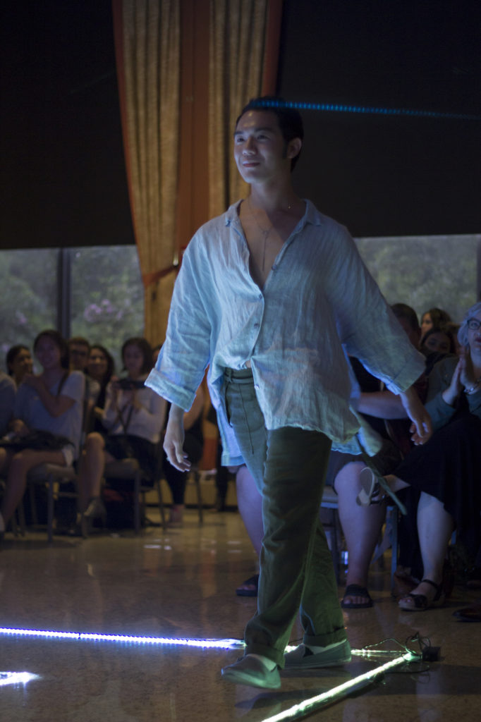 The SLICK fashion show featured local brands and student-designed outfits and pieces.