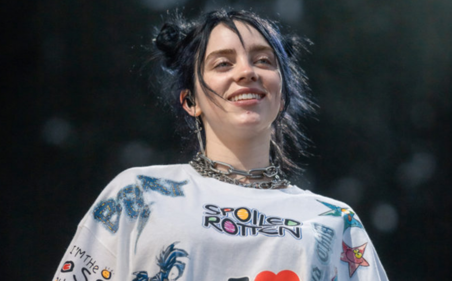 Billie Eilish on stage at Marymoor Park during her tour stop for the "When We All Fall Asleep" world tour; Sunday, June 2, 2019.