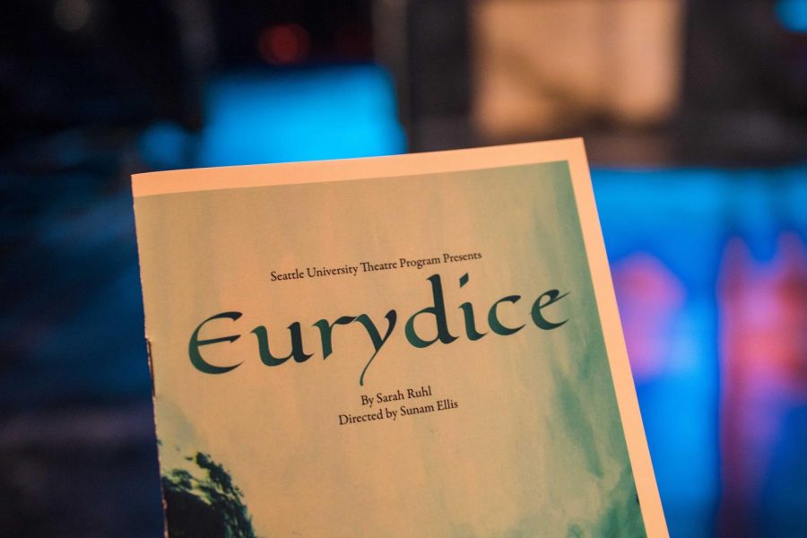 Front cover of the “Eurydice” program.