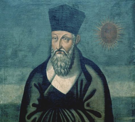 Portrait of Mateo Ricci painted in 1610 by Brother Emmanuel Periera.