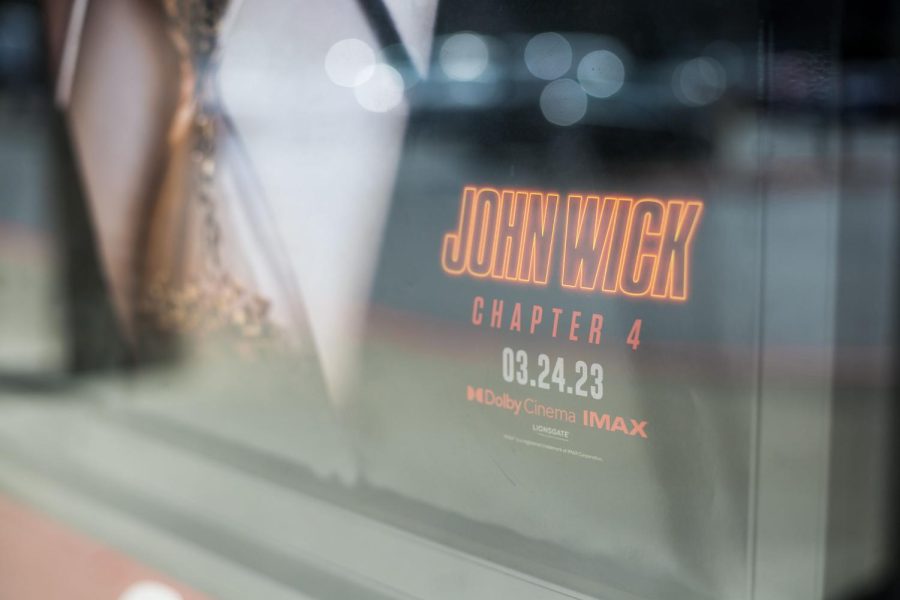 John Wick Chapter 4 movie poster.