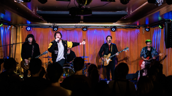 The Unlikely Candidates perform at Barboza in Capitol Hill.
