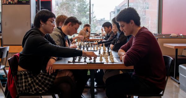 2024 Seattle Collegiate Rapid Chess Championship’s first round of matches.