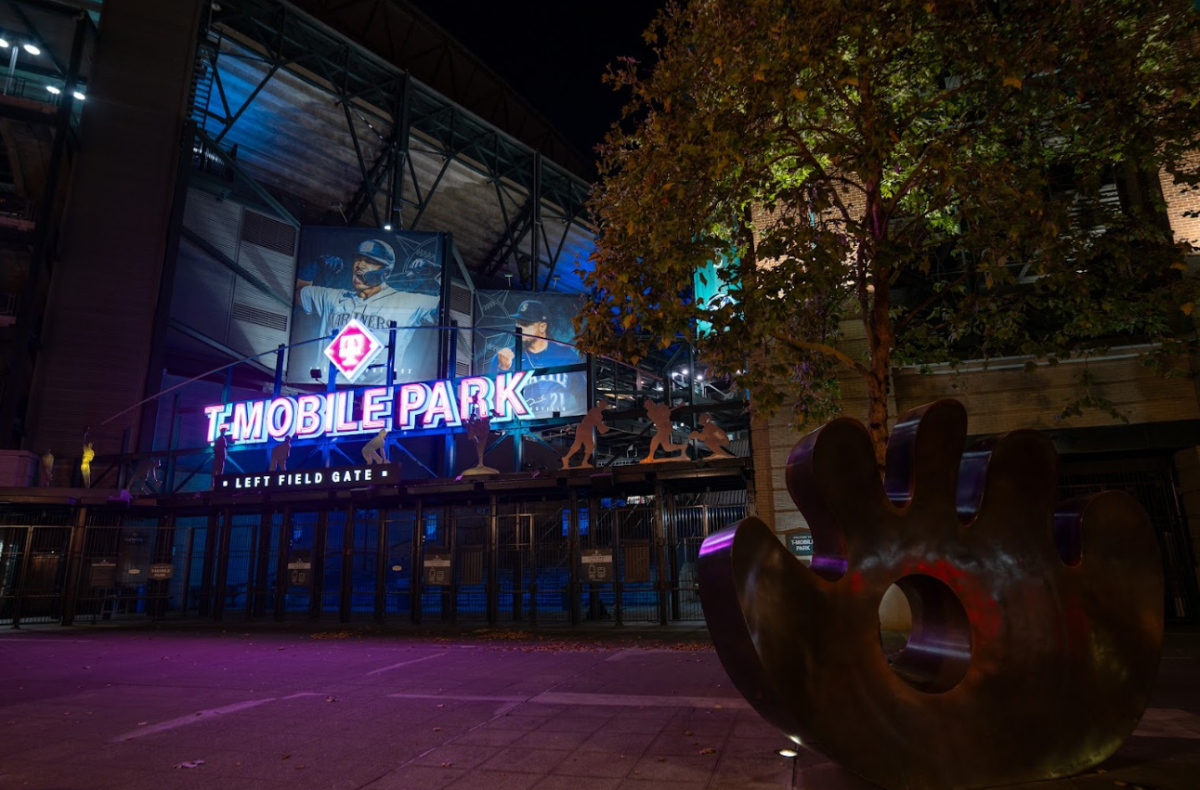 T-Mobile Park stands empty after the end of the season, following the Mariner's playoff loss.