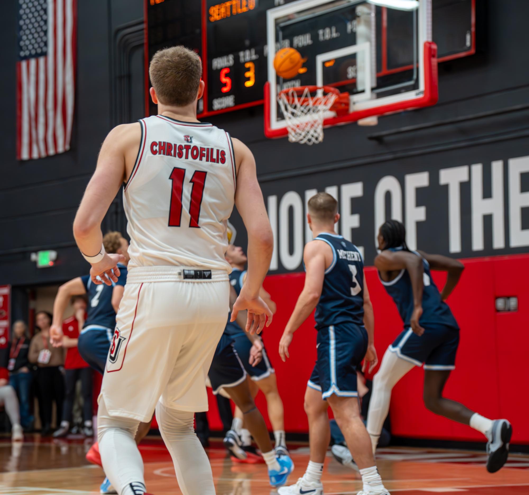 Redhawks Men’s Basketball Falls to Liberty Flames on Homecoming Night  