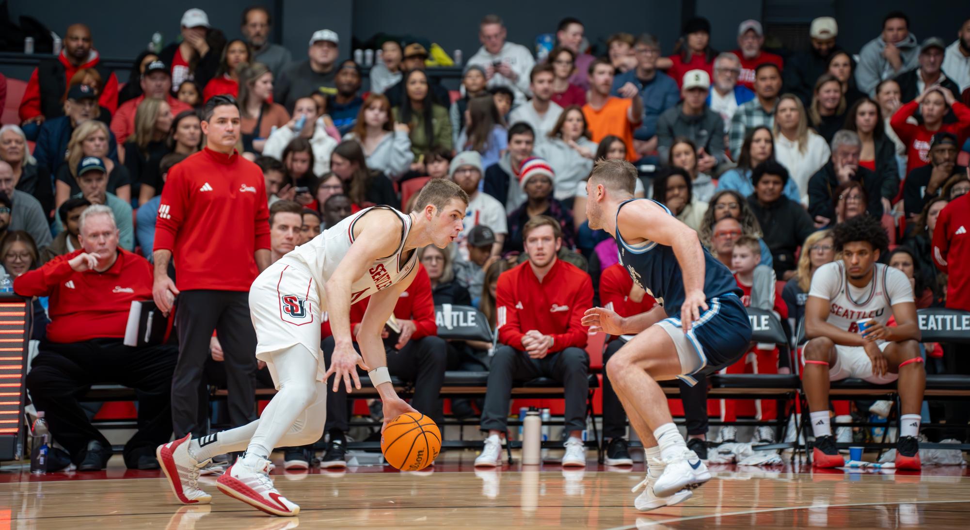 Redhawks Men’s Basketball Falls to Liberty Flames on Homecoming Night  