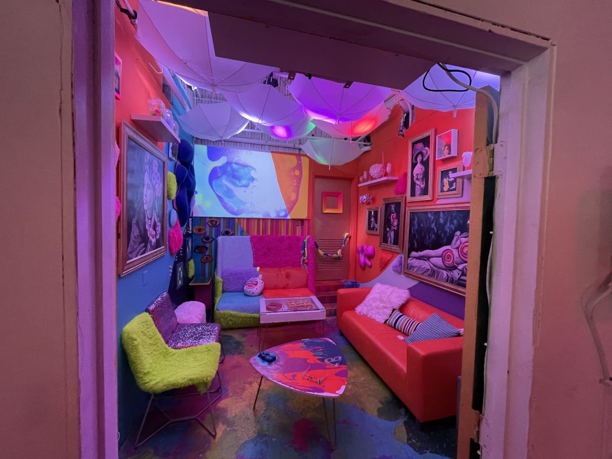 One of Smash Putt’s VIP rooms, available for parties and private events.