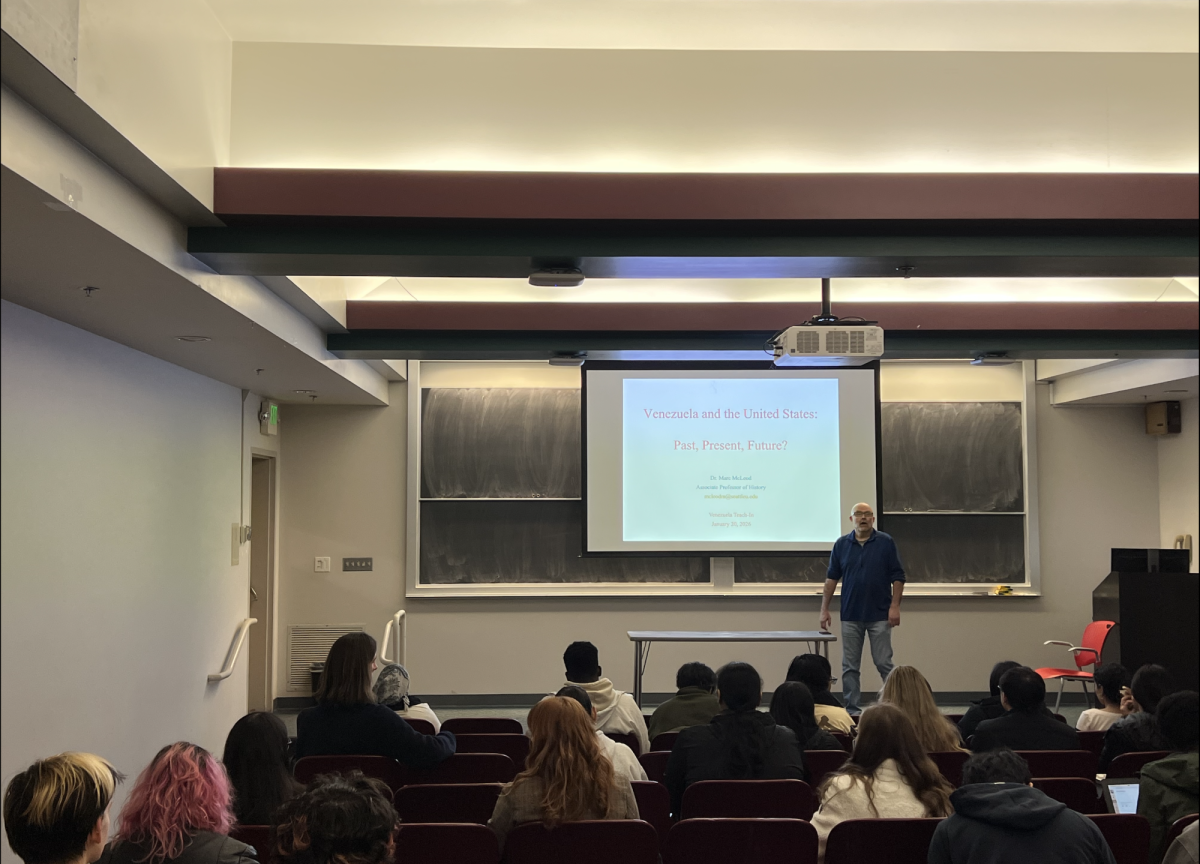 Professor McLeod Leads Venezuela Teach-In.