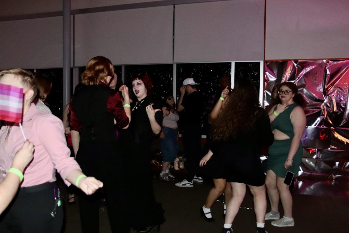 Seattle U students dancing at Queer Prom.